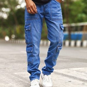NEW 8 POCKET BAGGY ASH BLACK